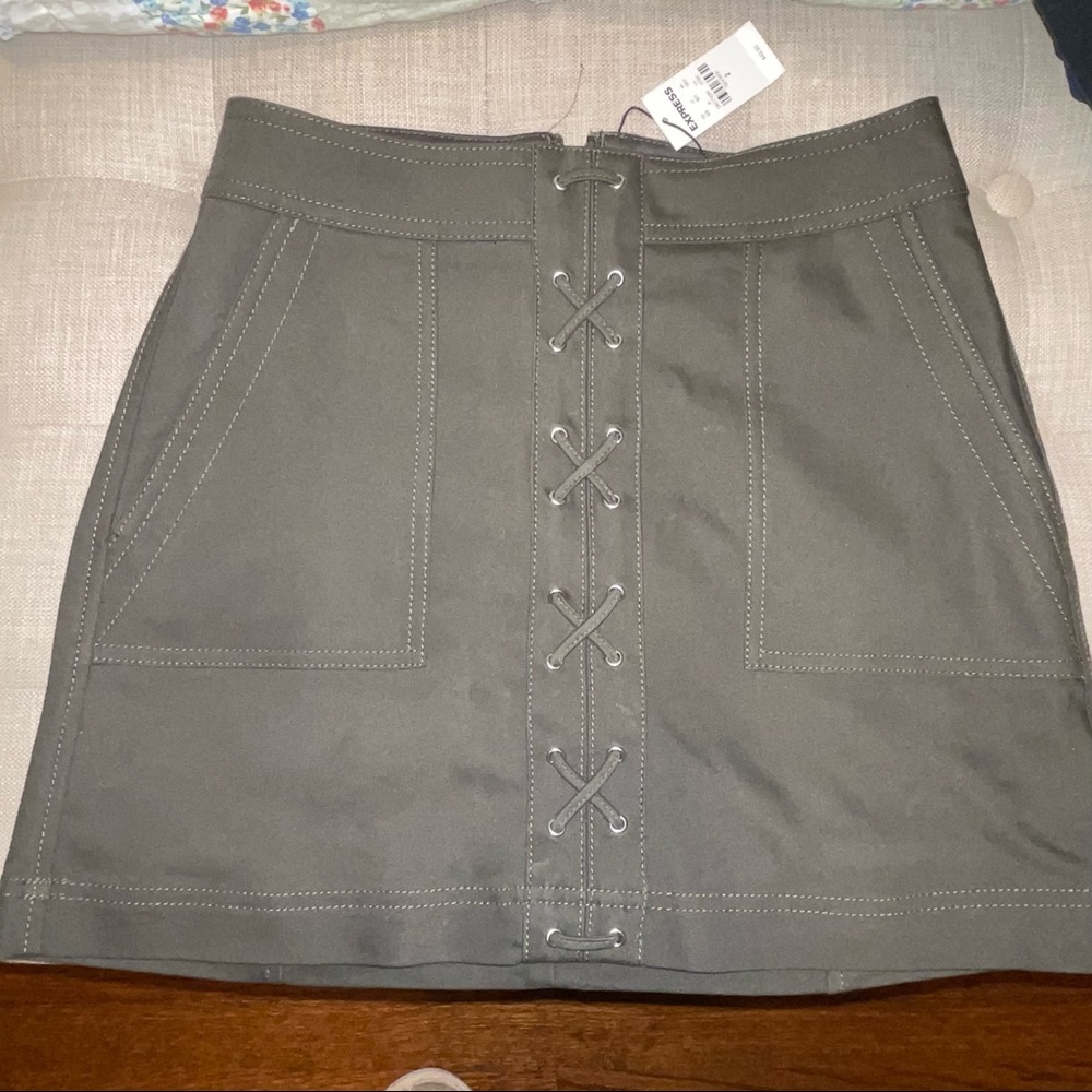 Army green Express skirt - new with tags!
